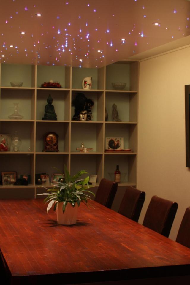 Elke avond onder een fonkelende hemel in uw eigen huis