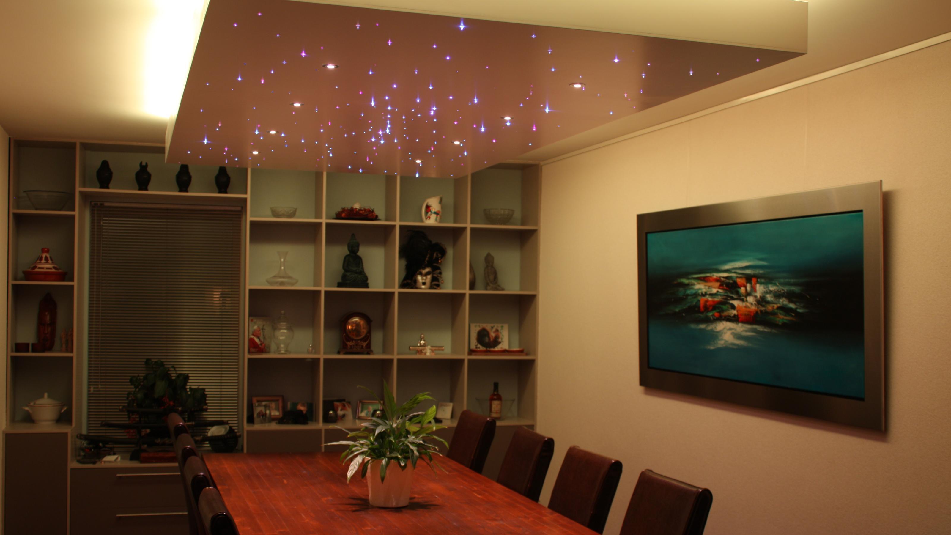 Elke avond onder een fonkelende hemel in uw eigen huis