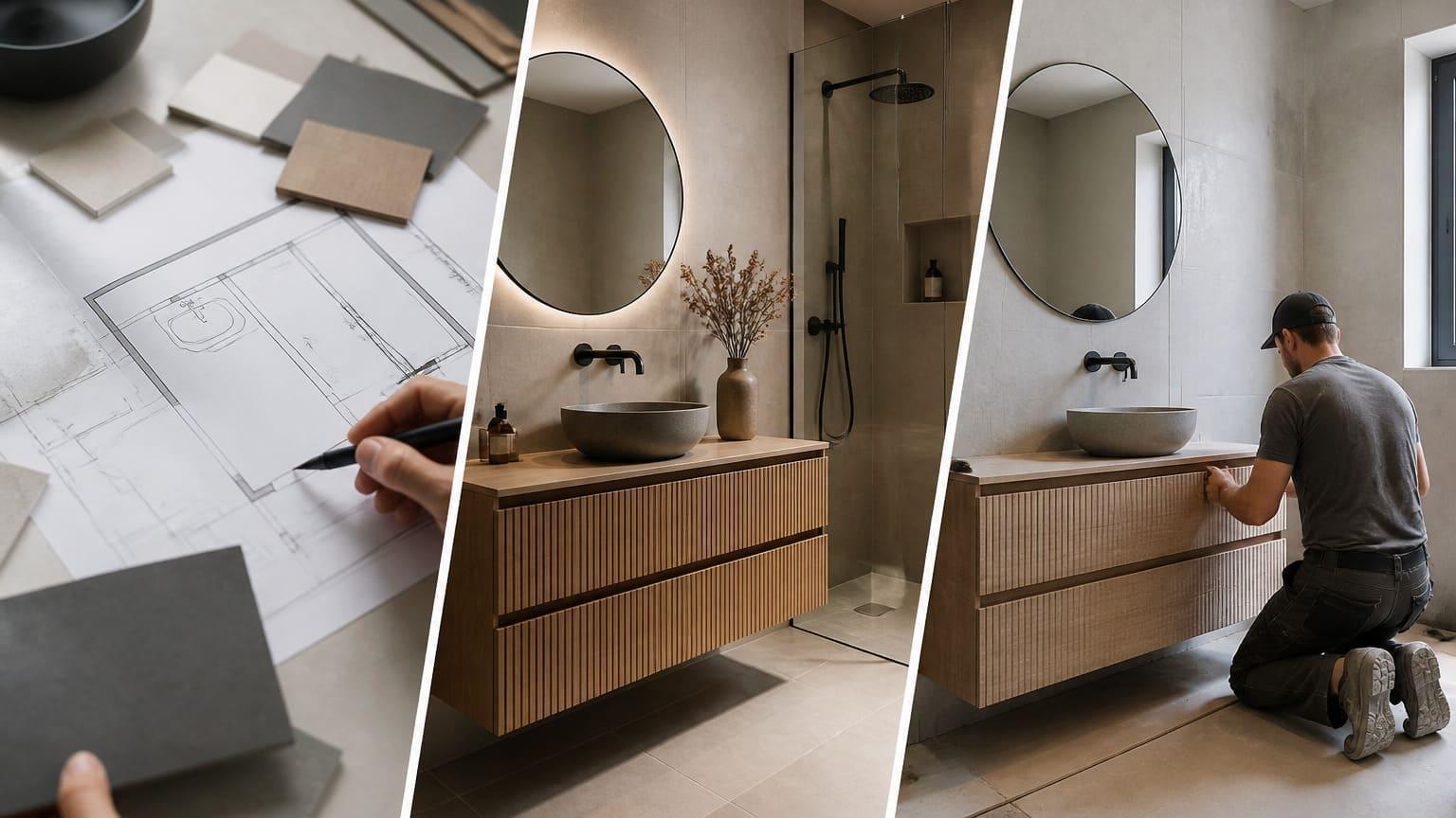 Van ontwerp tot montage: zo werkt maatwerk in de badkamer