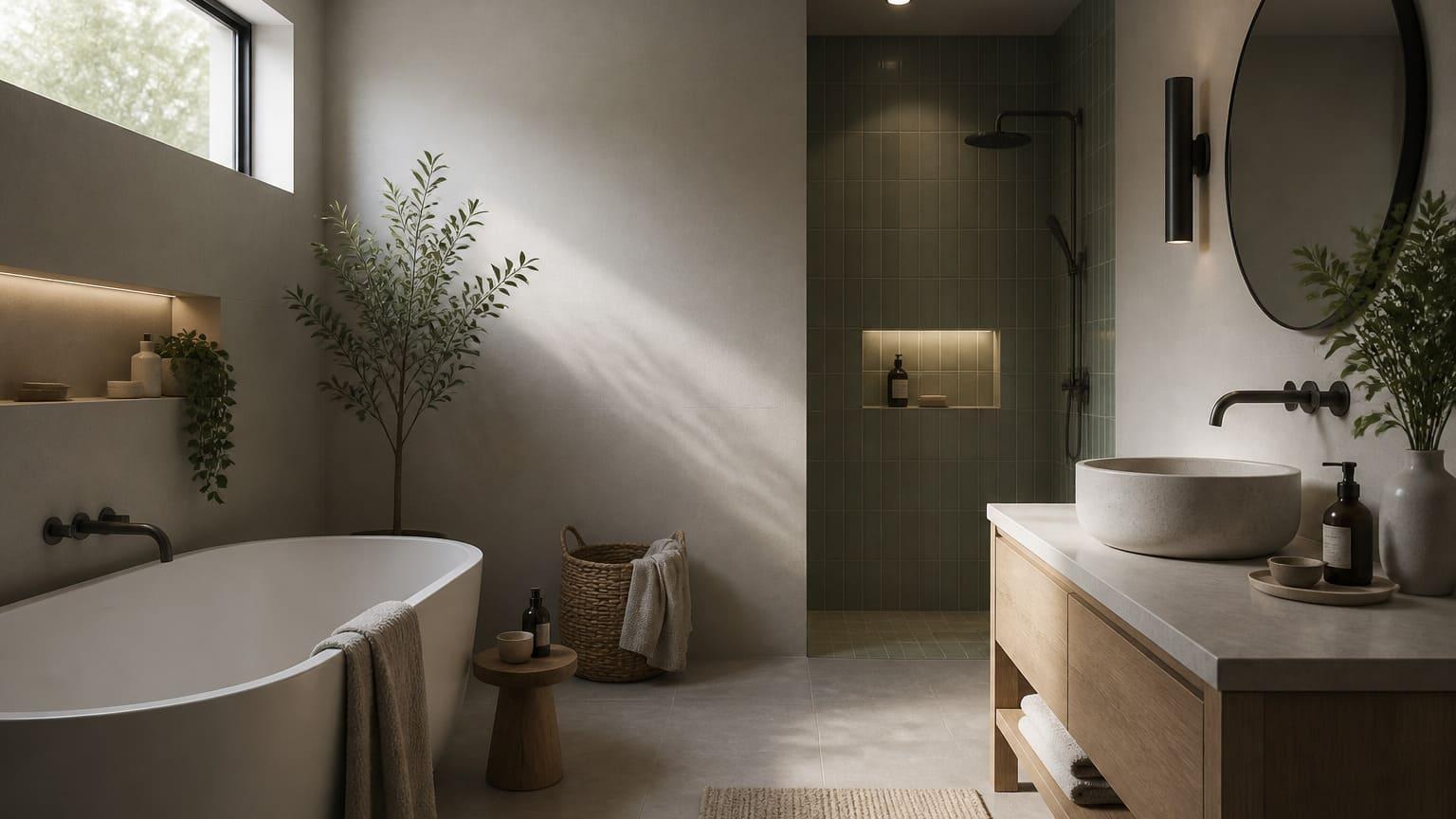 Kleuradvies voor een badkamer met weinig daglicht