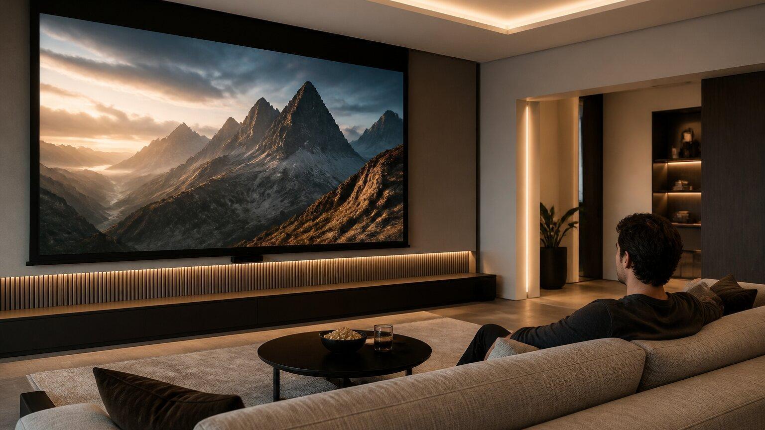 Cinewall op maat: afmetingen en ideale kijkafstand