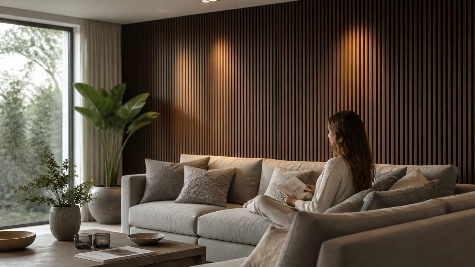 Cinewall als bank-achterwand voor meer zitcomfort