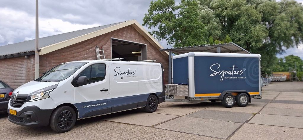 Bus en aanhanger signature Maatwerk