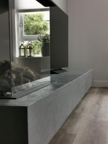 Gashaard met beton cire plateau (Beal mortex)