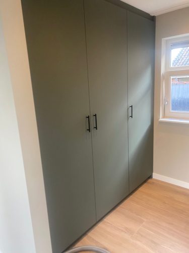 Wasmachine kast mat groen 